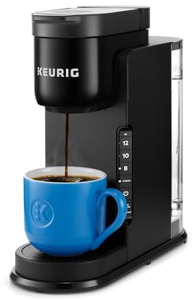 Keurig K-Express Single Serve K-Cup Pod Coffee Maker, 3 Brew Sizes, Strong Button Feature, 42oz Removable Reservoir, Black