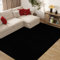 TAPISO Mono Teppich Kurzflor Schwarz Einfarbig Indoor Outdoor Wohnzimmer Schlafzimmer Kinderzimmer UV-beständig Modern Design ÖKO-TEX 80 x 150 cm