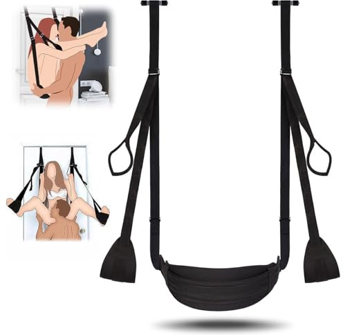 Liebesschaukel Sexschaukel für die Decke, Love Sex Swings für Frauen erwachsene, Sex schaukel Türschaukel- BDSM Sexschaukel mit Sitz für Paar Adult Sex Toys SM Bondage mit verstellbaren Gurten