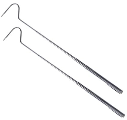 Supvox 2stücke Schlangengreifhaken Reptiliengreifhaken Haken Fangwerkzeug Für Schlangen Und Echsen Verstellbarer Griff Für Sichere Handhabung Reptilienhaken Fanghaken Für Reptilien