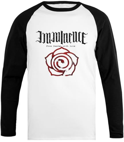 Imminence Form Sweden Camiseta Unisex De Béisbol, Camisa De Manga Blanca Y Negra