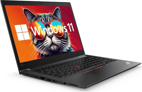 Lenovo ThinkPad T480s Ordinateur Portable, 14 FHD (1920x1080), Intel Core i7-8650u, 8 Go de RAM, 256 Go de SSD, Clavier Qwertz EU, Win11 Pro (Reconditionné)