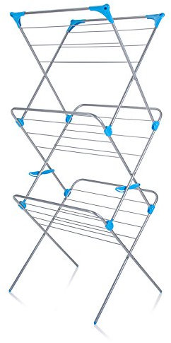 Minky Séchoir Trio Concertina argent