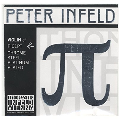 Thomastik Cuerda para violín 4/4 Peter Infeld - cuerda Mi acero cromado, recubrimiento de platino, medio