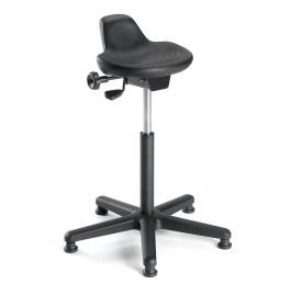 Nexel Interion Ergonomic Standing Stool, Black, 250 Lb. Capacity (571005)