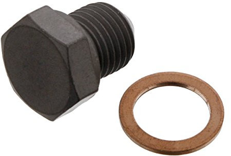 febi bilstein 12281 Ölablassschraube mit Dichtring, 1 Stück, Silber