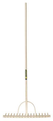 Bulldog Premier Wooden Hay Rake 70 Plain Handle 18 Tooth Rake Tracked Postage