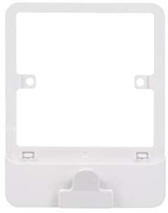 Schneider Electric Lisse White Moulded - Single Socket Surround with Clip, GGBLC1GS, White