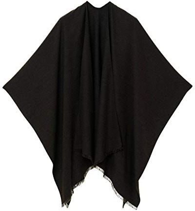 MELIFLUOS DESIGNED IN SPAIN Poncho Estola Capa para Mujer: Chal Elegante para Primavera Otoño e Invierno (PC03-11)