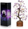 Vicloon 7 Chakra Crystal Tree, Crystal Tree of Life for Women & men, Good Luck Birthday Gifts for Her, Positive Energy New Home House Warming Gift, Spiritual Gifts (Purple)
