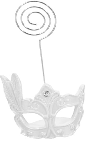 SOIMISS Porta Tarjetas Para Mascarillas Portafotos Clip Para Tarjetas De Boda Portatarjetas De Mesa Portafotos Para Mesas Clip Para Notas Portatarjetas De Lugar De Resina De Restaurante Pa