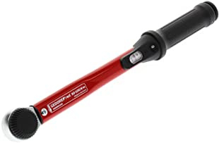 GEDORE red Drehmomentschlüssel für Links- und Rechtsgewinde, 1/2 Zoll, 20-100 Nm, Stahlrohr, Rot/Schwarz