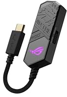 ASUS ROG Clavis USB-C Gaming DAC (ESS 9281 Quad DAC Verstärker, AI Noise Canceling Mic, MQA Rendering, Aura Sync RGB, kompatibel mit PC, Mobile, Playstation 5 und Switch)
