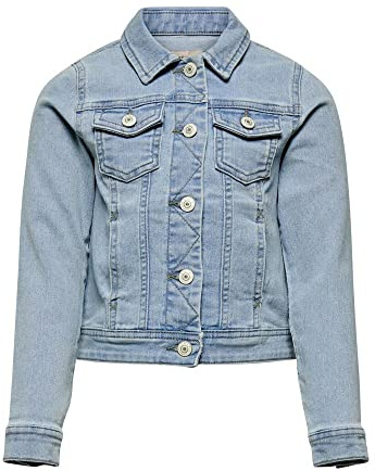 Only Chaqueta Konsara DNM Azul Claro para niña, Azul Claro (Mezclilla Azul Claro), 134