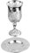 DEARMAMY 1 Set Bicchiere Da Vino Ebraico Sacra Coppa Di Rame Coppa Di Vino Havdalah Tazza Coppa Da Vino Con Piede Coppa Daltare in Ottone Kidu Stile Europeo Lega Di Zinco