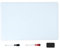 Amazon Basics Lavagna magnetica cancellabile a secco, lavagna bianca per frigorifero, 33 x 50 cm, 2 pennarelli e gomma, Bianco