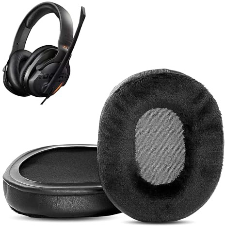 Khan Aimo Ohrpolster, HAIZEEN Ohrpolster kompatibel mit Roccat Khan Aimo Kopfhörern Ohrpolster Ersatzkissen (weicher Stoff/hochwertiger Schaum)