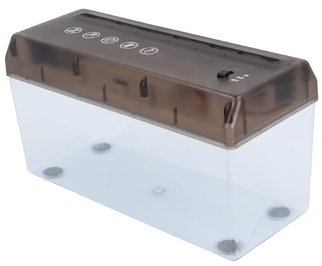 Stationär Pappersförstörare USB-driven Elektrisk A4-remsförstörare 5 Mm Bredd 1 Ark Kapacitet 1,5 M/min Förstörningshastighet för Papperskvitton Viktiga Filförstörare med 3 Växlar