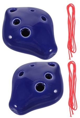 DIKACA Keramik-okarina Mit 6 Löchern in C Musikinstrument Für Erwachsene Und Jugendliche