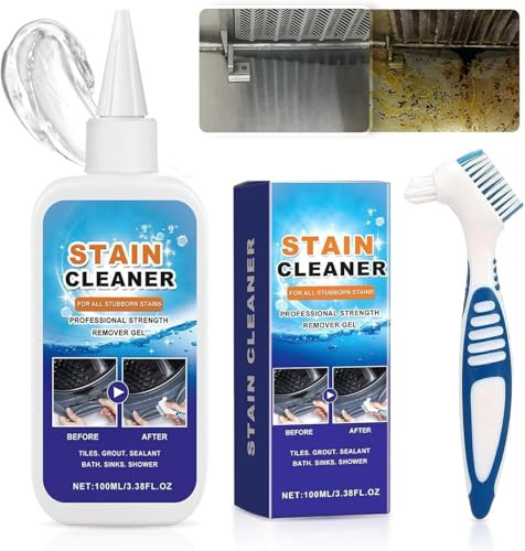 100ml Deep Clean Mold Remover 2026 Upgrade, Household Stain Removing Gel, Washing Machine Cleaner, Washing Machine Cleaner for Washing Grout, Tile, Refrigerator, Windows, Bathroom, Sink Stain (1)