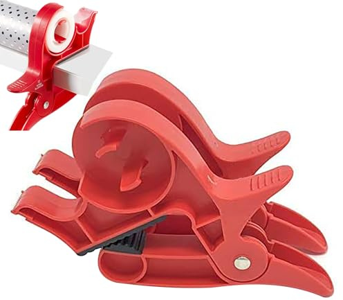 2PCS Wrapping Paper Cutter, Tabletop Gift Wrapping Tool with Tape Dispensers, Wrappin-g Paper Clamps, Wrappings Papers Table Holder, for Easier Giftes Wrappings, Fits Any Size Roll