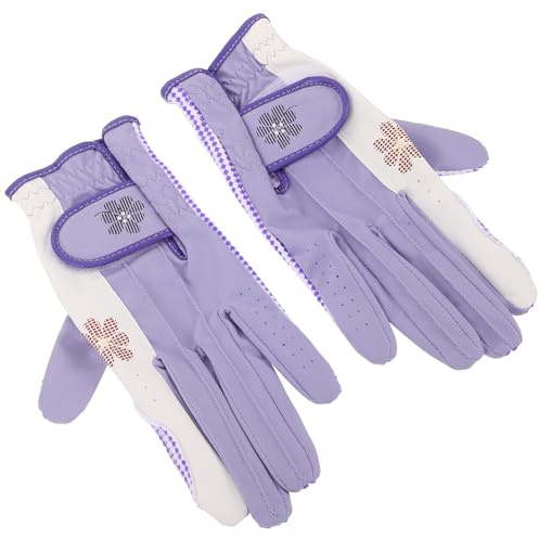 ERINGOGO Guanti da Golf Antiscivolo da Donna Taglia 20, Guanti Protettivi Leggeri e Traspiranti per Mani, Accessori da Golf per Prestazioni All’aperto e Controllo Preciso della Mazza