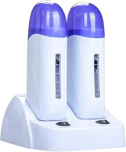 Doppel-Wachswärmer mit Roll-on Set - Professionelles Haarentfernungssystem für ästhetische Ergebnisse