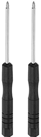 sourcing map Mini Tri-Point Screwdriver, 0.6mm Y-Type Head for Watch Eyeglasses Electronics Repair, 2 Pcs