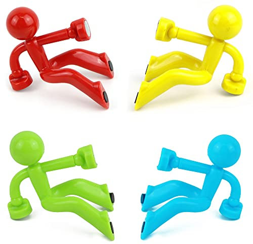 Hsthe Sea Lot de 4 porte-clés muraux magnétiques pour toute surface métallique