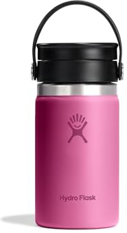 HYDRO FLASK - Coffee Flask 354 ml (12 oz) - Vacuum Insulated Stainless Steel Travel Mug with Leak Proof Flex Sip Lid - Wide Mouth - Reef