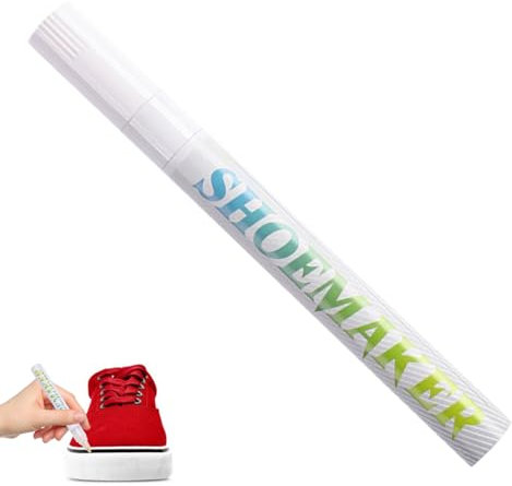 Arrovarp White Shoe Polish - Leather Shoe Paint Markers | 20g Sneaker Whitener Restorer Finisher Cleansing Conditioner Stain Remover for Boots Golf Soccer Remove Yellow Edge