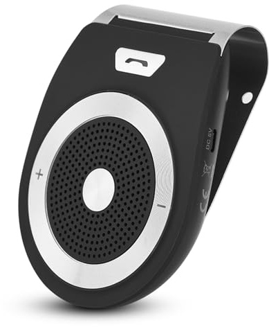 Generic Kit Manos Libres Bluetooth para Coche Inteligente con Altavoz y Emparejamiento de Teléfono Dual, Diseñado para un Uso Fácil en Cualquier Vehículo