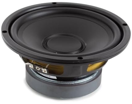 HQ-Power Haut-Parleur, Caisson de Basses, 6.5, Puissance 250 W/125 W RMS, impédance 8 Ω, Noir