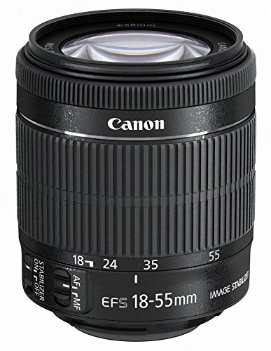 Canon Obiettivo Zoom Universale, EF-S 18-55 mm 1:3.5-5.6 IS, 58 mm, Stabilizzato