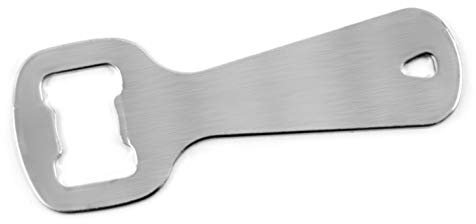 FACKELMANN Scapsulatore piatto Bottiglia, apribottiglie piatto con design semplice e liscio, decapsulatore cromato da 11 x 4,2 cm, 1 pz.