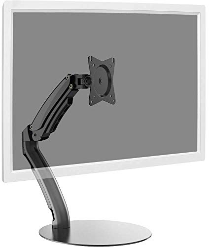 DIGITUS Soporte para monitor - Soporte y resorte de gas a presión - 1 monitor - Hasta 27 pulgadas - Hasta 1x 6,5 kg - VESA 75 & 100 - Negro
