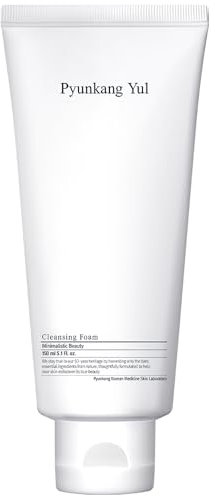 PYUNKANG YUL Cleansing Foam - Korean Facial Wash for All Skin Types - Zero-irritation Face Washer extracted from Coconut - Moisturized Skin & Creating Moisture Barrier after Cleansing - 150ml