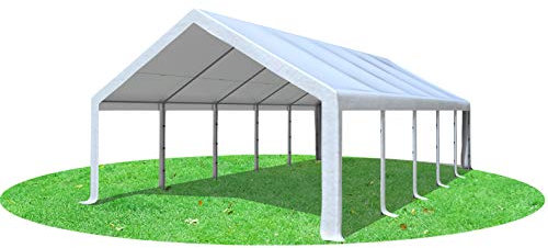 Partyzelt 5x10m Modular Pro PVC ohne Seitenteile Weiss