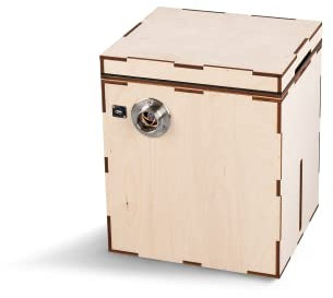 Kildwick MiniLoo Trenntoilette/Trockentoilette mit Lüfter 5V schwarz Links - montiert