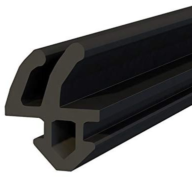 Seiletech.de Fensterdichtung | S-1388 | 100 m | Rehau PVC Fenster Gummidichtug | Schwarz | Zugluftstopper Profildichtung | Gummidichtug Dichtband Kunststofffensterdichtungen