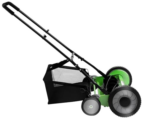 Tosaerba manuale, 67 x 45 cm, potente, spinta, da giardino, per tosaerba in ville, parchi, giardini