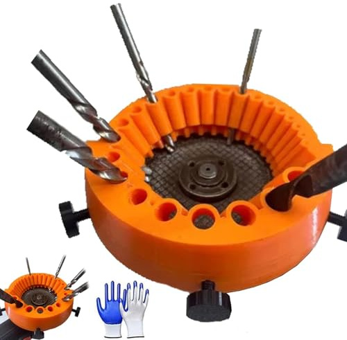 lmoikesz Afilador de brocas portátil Herramienta de afilar profesional Amoladoras angulares Afilador de brocas Amoladoras ABS Afilador de brocas
