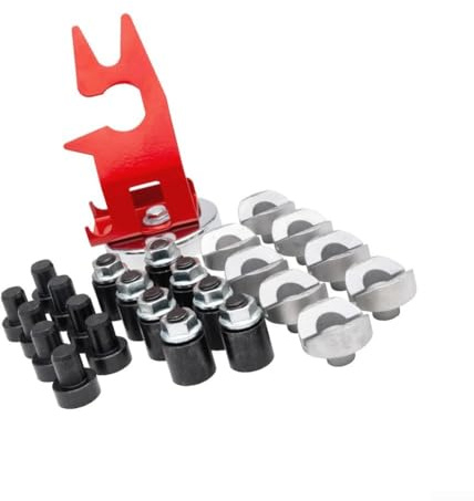 Kit de accesorios de soldadura portátil con bloques en V abrazaderas placas de presión banco de trabajo de acero de aleación para fabricación de metales