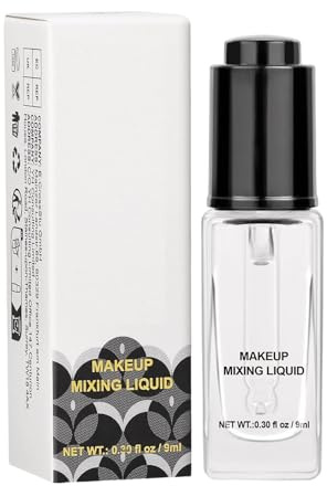 Líquido Mezclador para Colorete | 9 ml Gotas Multiusos Para Base, Sombras, Máscara, Colorete, Polvos Compactos,Potenciador de Color para Maquillaje | Para Mujeres y Niñas, Larga Duración en Sombras, M