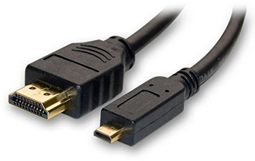 3M Micro HDMI to HDMI Cable for Sony Cyber-shot HX300, Cyber-shot WX300, WX80, Xperia P/S/Ion VIDEO CABLE