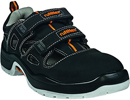 Säkerhetssandal RUNNEX 5100 S1 säkerhetssandaler, 38 EU, svart