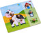 HABA 304591 - Greifpuzzle Kuh Annabell, 7-teiliges Holzpuzzle mit Kuhmotiv und großen, griffigen Holzknöpfen, Holzspielzeug ab 12 Monaten
