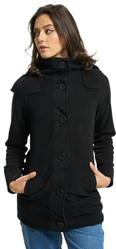 Brandit Women Square Fleece Jacket, color: black, size: XL