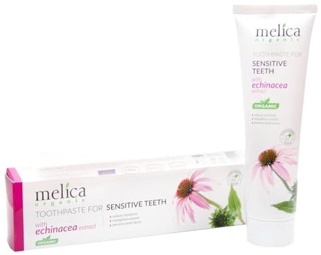 MELICA ORGANIC Biologisch 97% Natürliche BIO Zahnpasta mit ECHINACEA EXTRACT, XYLITOL und KALIDENT-KALZIUM für EMPFTIGE Zähne