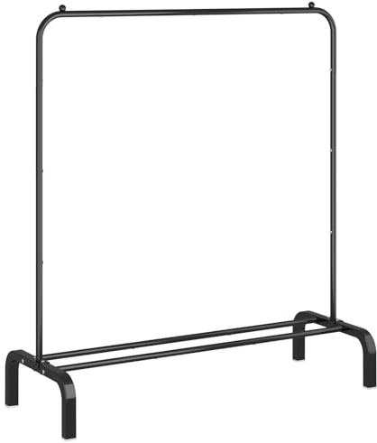 OTROUWORHT Clothes Rack Clothing Garment Rack for Hanging Clothes Black
